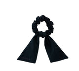 26SS★ Ribbon Tail Embroidery Hair Scrunchie