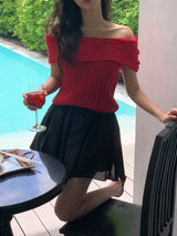 [MADE] SAYLIN PINTUCK MINI SKIRT