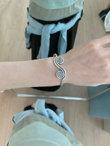 Ethnic small@spiral bangle