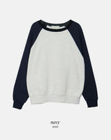 Casual Mood Raglan Sweat Shirt (3color)