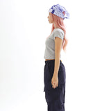 ザットガールバイブTシャツ_メランジグレー