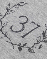 クラブNo.37ヘンリーネックTシャツ メランジグレー
