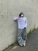 Brake Lettering Long Sleeve T-shirt 3C