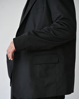 WIT SEMI OVERSIZE BLAZER BK 