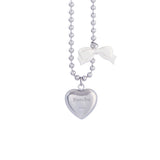 Shine heart naming necklace