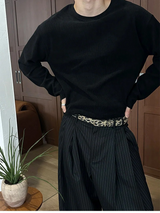 [Unisex] Leopard classic eyelet  belt(3color)