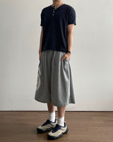 デイ ヘンリーネック クロップ ショートスリーブTシャツ