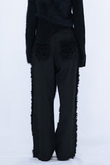 FUR STRAIGHT PANTS
