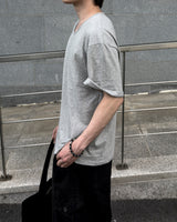 Erne Crop Over U Neck Short Sleeve Tee