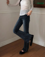 Cose spandex bootcut denim long pants