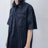 Textured Vertical Utility Shirt
