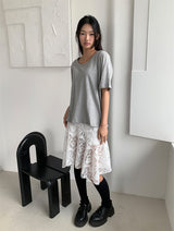 エアーUネックルーズTシャツ (5C)