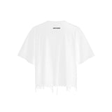 ATLU - Distressed - Tシャツ (ホワイト/ブラック)