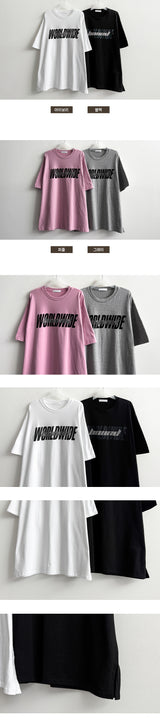 ミタボックスフィットスリットショートスリーブTシャツ