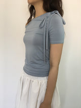 Unbalanced Tie T-Shirt (4color)