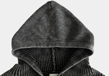 Can't Vint Dying Overfit Hooded Knit Zip-Up