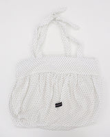 Mendel vintage dot cotton shirring shoulder bag