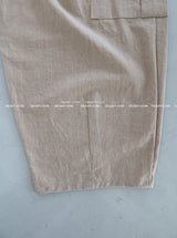 [UNISEX] Linen cargo balloon wide pants
