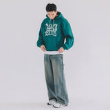 VINTAGE LOGO HOODED T-SHIRT PINE GREEN