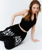 DAECHEONG LOGO BIG WIDE PANTS