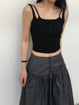Ronnie Layered Button Top Sleeveless (3c)