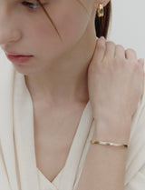 26SS★ [Premium Plating] Precise AB Double Cuff Bangle S