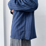 Crinkled Textured Long-Sleeve Shirt