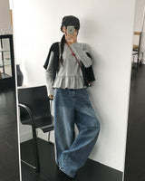 ランディー ポルカドットロングスリーブカーディガン
