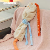 Cute sweet bow strip neck pillow