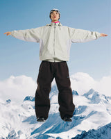 BASIC LOGO WIDE TRACK PANTS CHOCOLATE