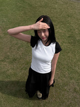  RIB LAYERED SLEEVELESS
