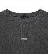 26SS★ [PLAN MADE] バーベル マッスルフィット リブ ハーフ Tシャツ