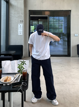 ルック ケイリス タンタン コットン インシジョン オーバーフィット 半袖