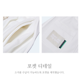 WIDE FIT TWO-TUCK PLEATS SWEAT PANTS_WHITE