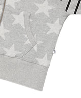 W RAGLAN STAR ZIP UP HOODIE GREY(CV2FFFM482A)
