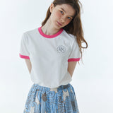 RVSリンガーTシャツ ピンク