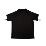 24TロゴピケTシャツ ブラック