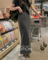 [MADE] Beryl banding long skirt