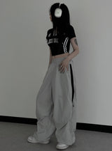 side zipper color pants (summer) (2color)