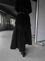 gather balloon long skirt (3color)