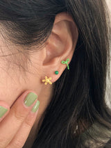 Pastel doodle piercing (Apple green)