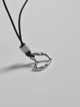 heart frame necklace