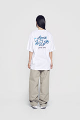 24FW  グラフィティワールドツアースクリプトロゴ半袖Tシャツ ホワイト