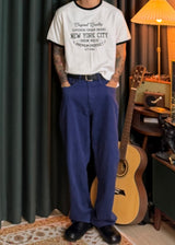 Cotton wide Color Pants 2COLOR