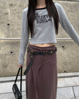 マキシレイヤードスカート