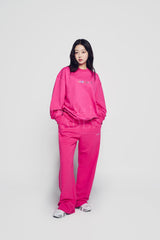 24FW ベリーコラージュロゴパンツ ピンク