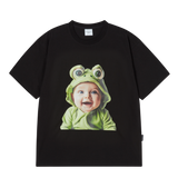 25SS ベイビーフェイスフロッグベイビースリーブTシャツ ブラック