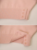 2WAY Off Shoulder Deep V-neck Knit (8color)