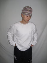 Pocket Contrast Ringer Long Sleeve T-Shirt(4c)