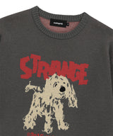 STRANGE PUPPY KNIT SWEATER